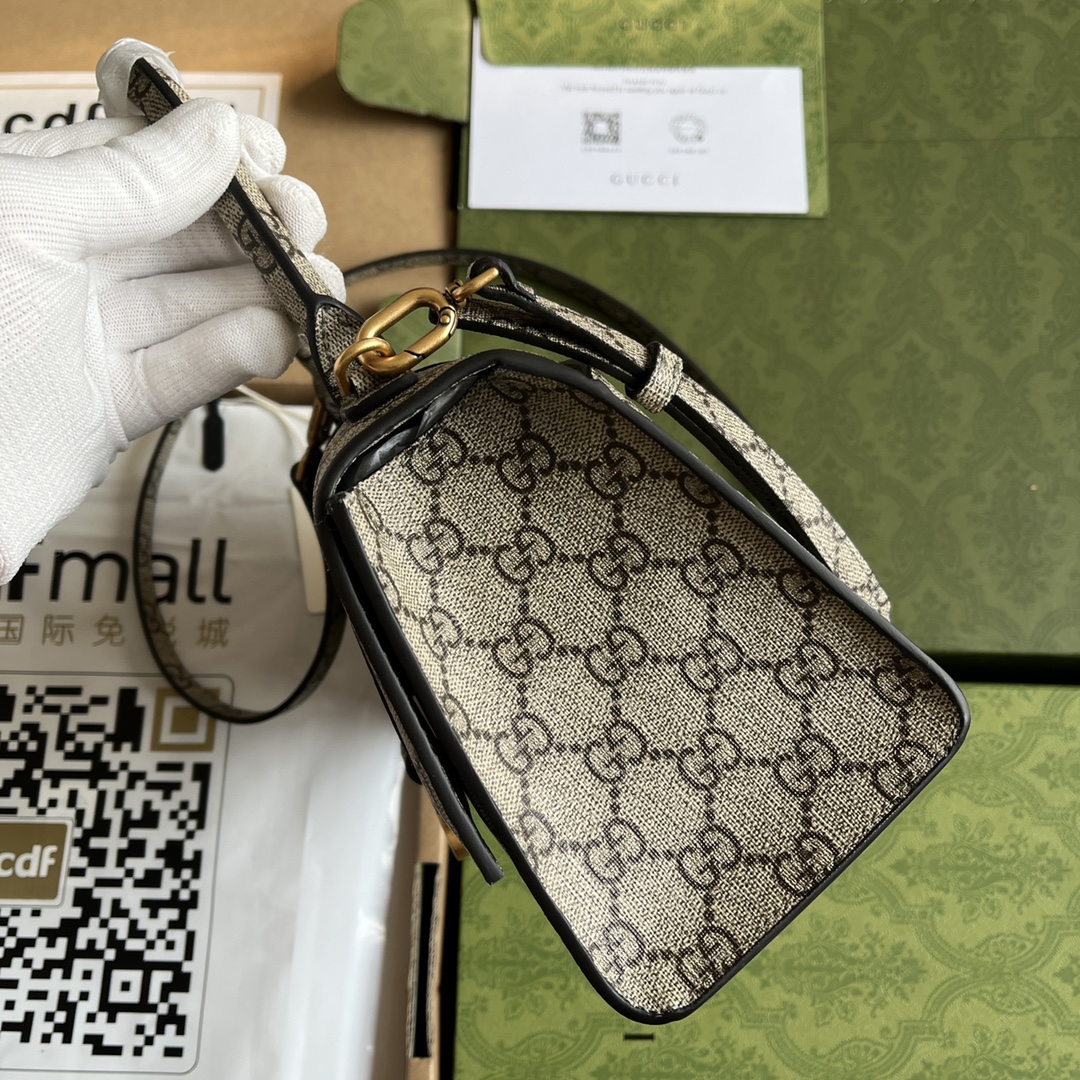 G*ucci Bag Top Quality 22.5x14.5x10CM