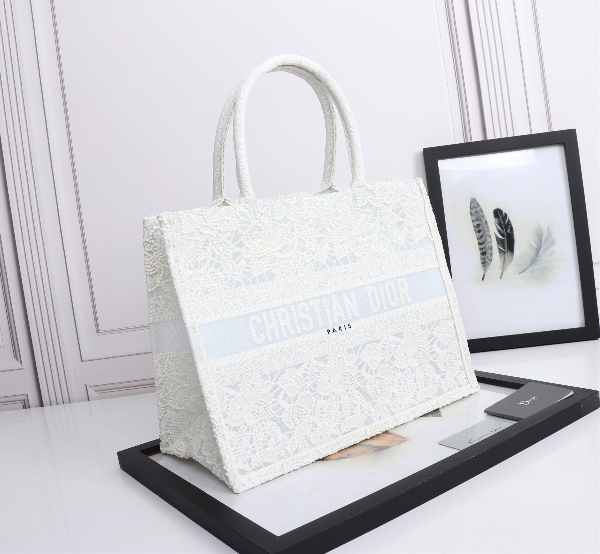 D*ior Top Bag 36*18*28CM