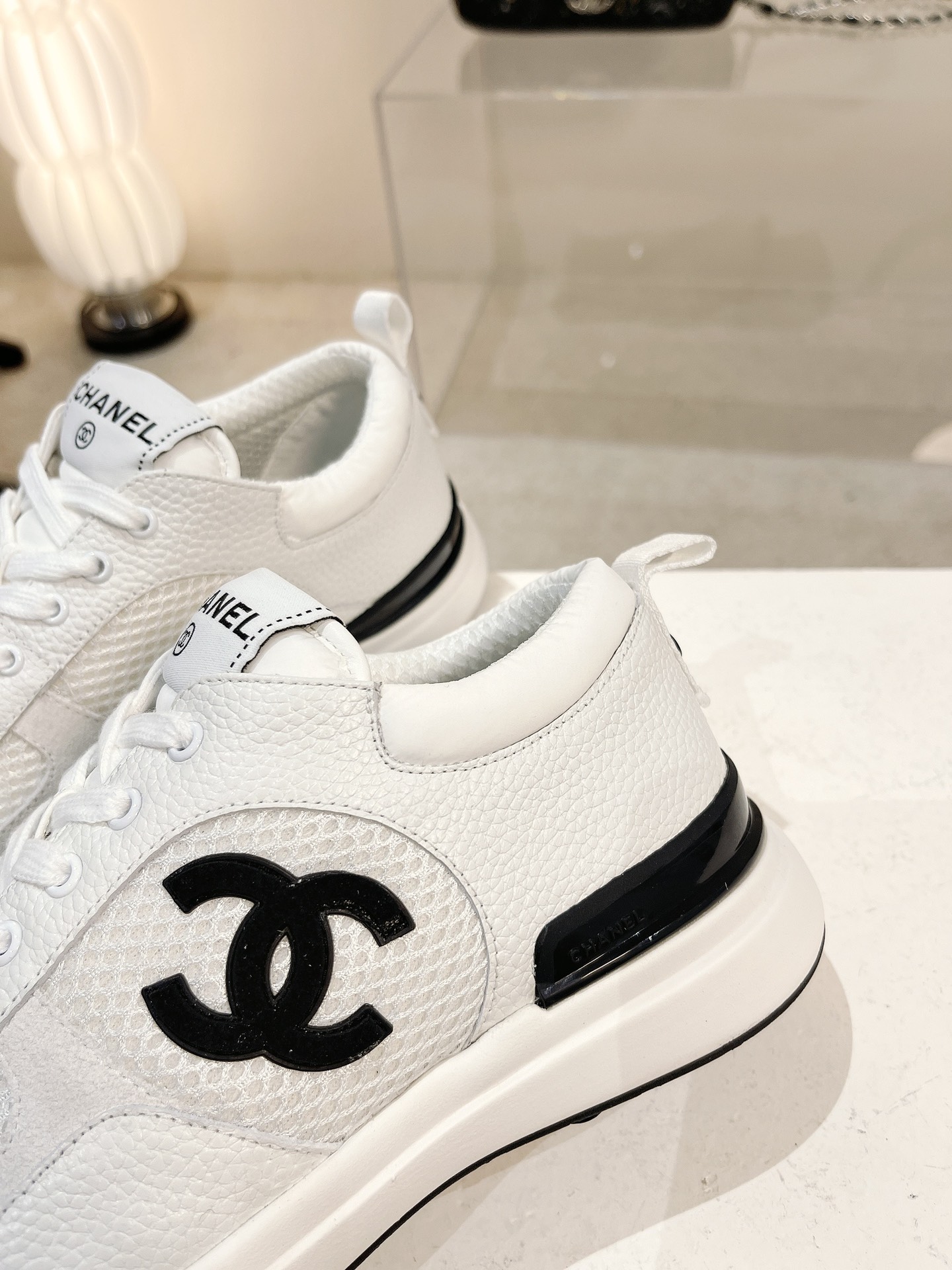 Women C*hanel Top Sneaker