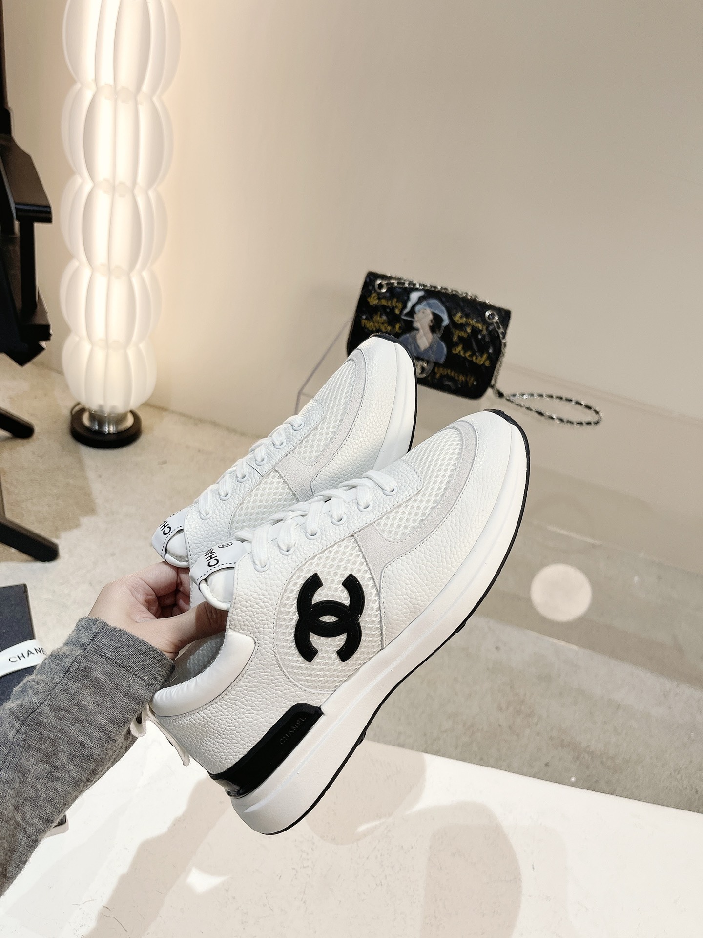 Women C*hanel Top Sneaker