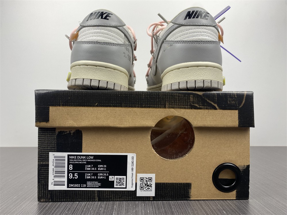 from O*ff-W*hite x Nike Dunk Low