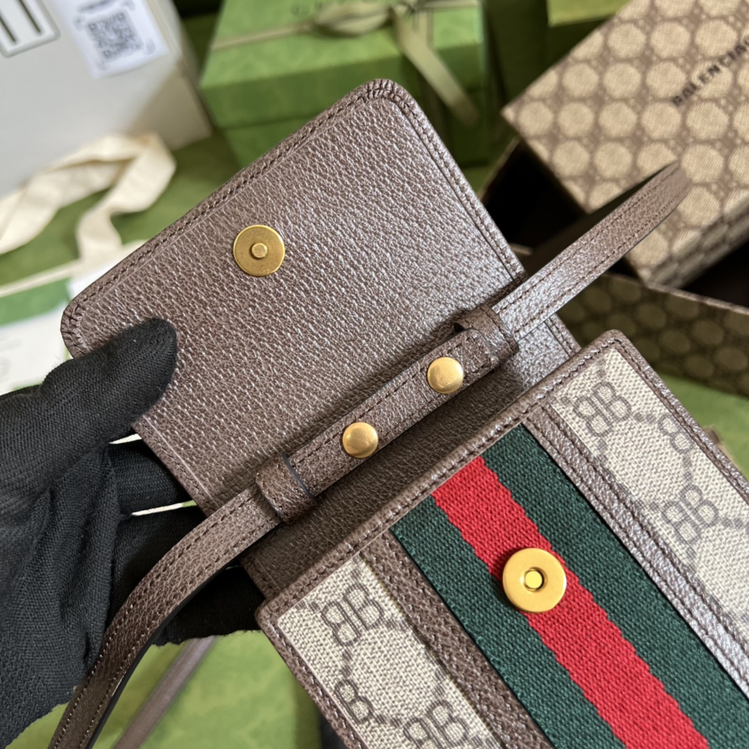 G*ucci Bag Top Quality 11.7*17.8*3.6CM
