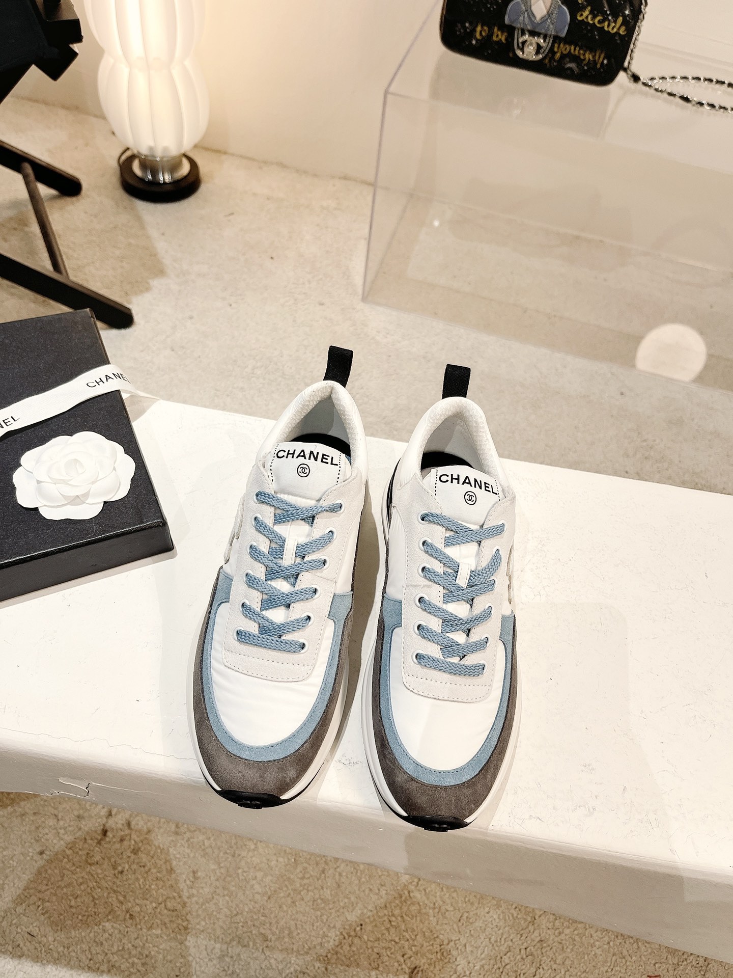 Women C*hanel Top Sneaker