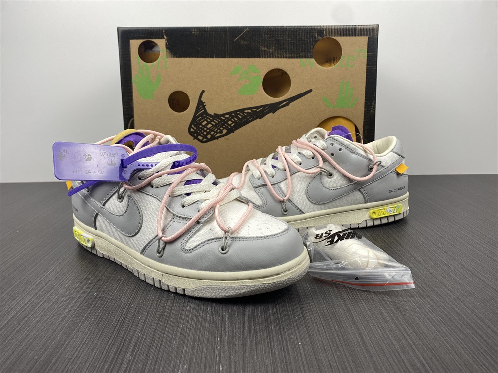 from O*ff-W*hite x Nike Dunk Low