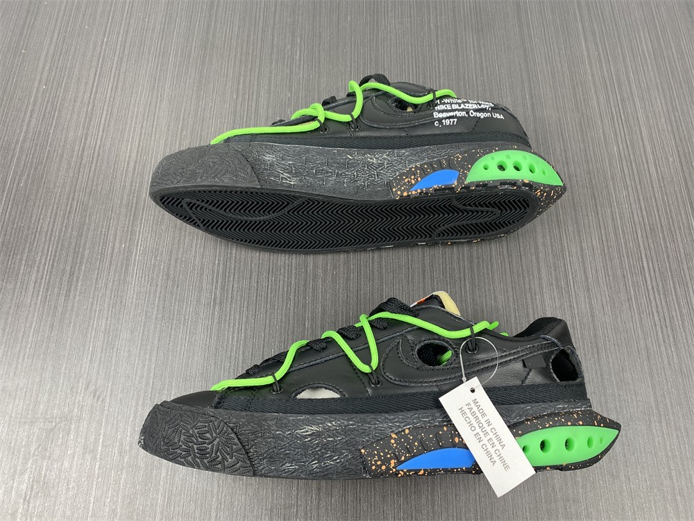 from Nike Blazer Low x O*ff-W*hite Black / Green
