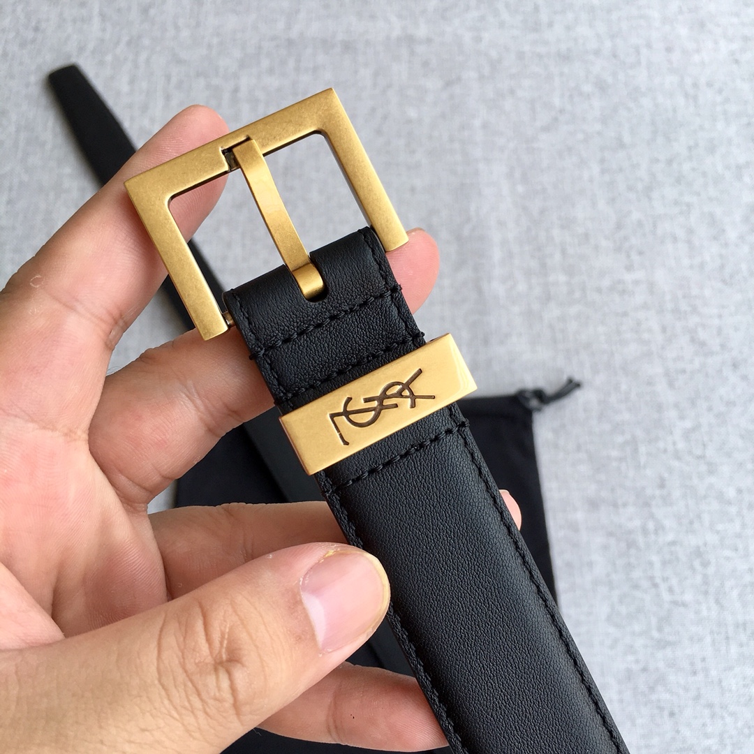 Y*SL Belts Top Quality 30MM
