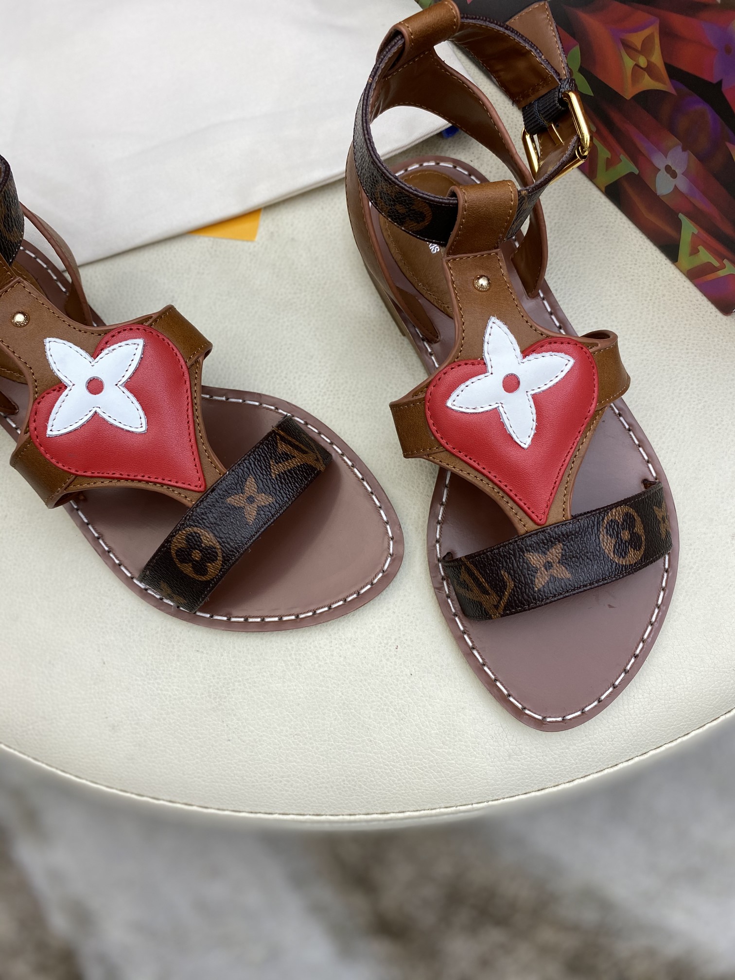 Women L*ouis V*uitton Top Slippers