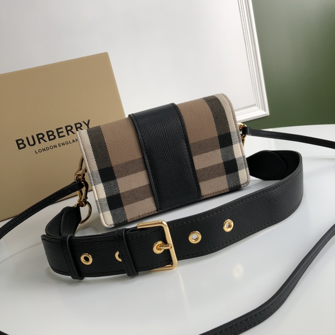 B*urberry Bag Top Quality 19.5*5*12CM