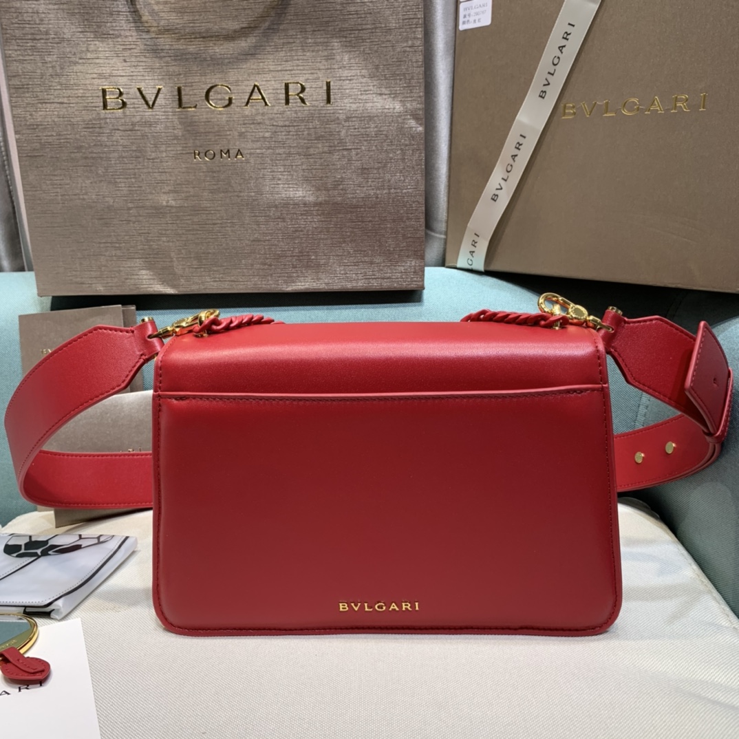 B*vlgari Top Bag 25×14.5×9cm