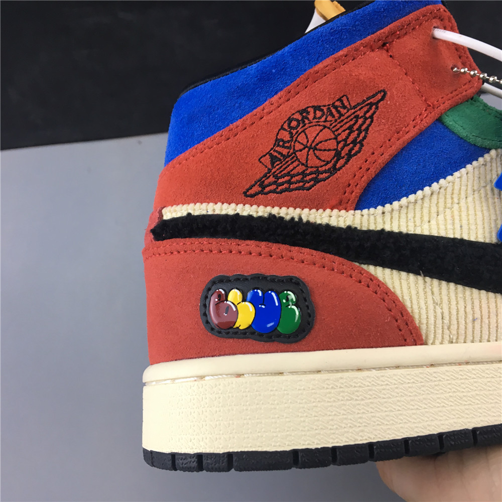 Blue The Great x Air Jordan 1 Mid “Fearless” CU2805-100