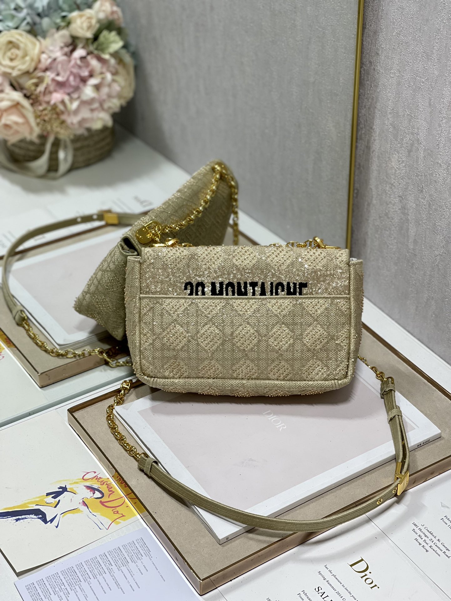 D*ior Top Bag 25CM