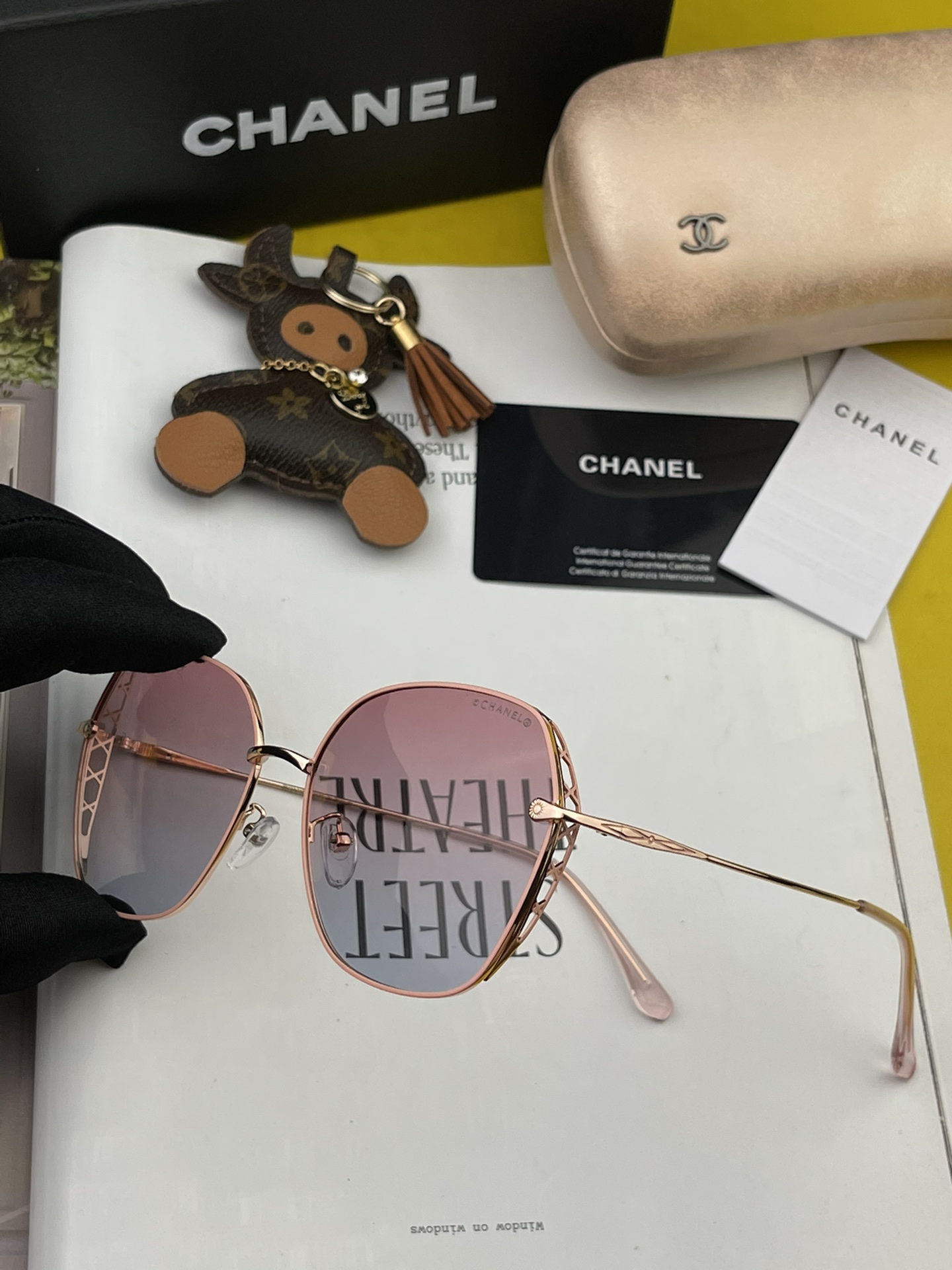 C*hanel Glasses Top