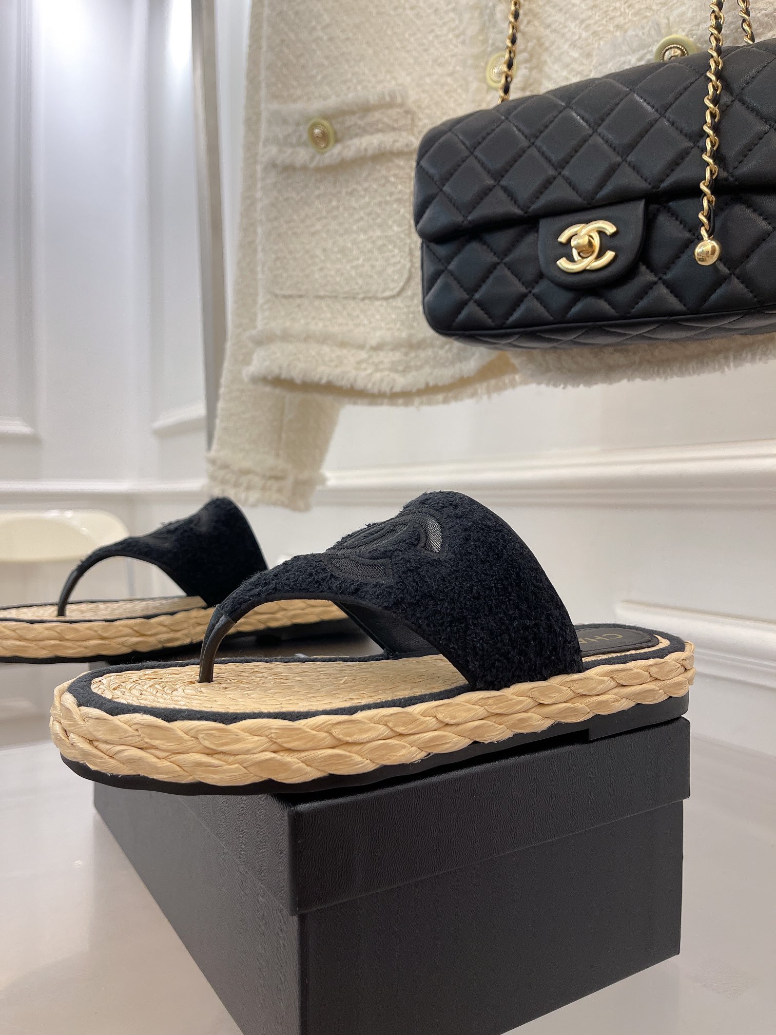 Women C*hanel Top Sandals