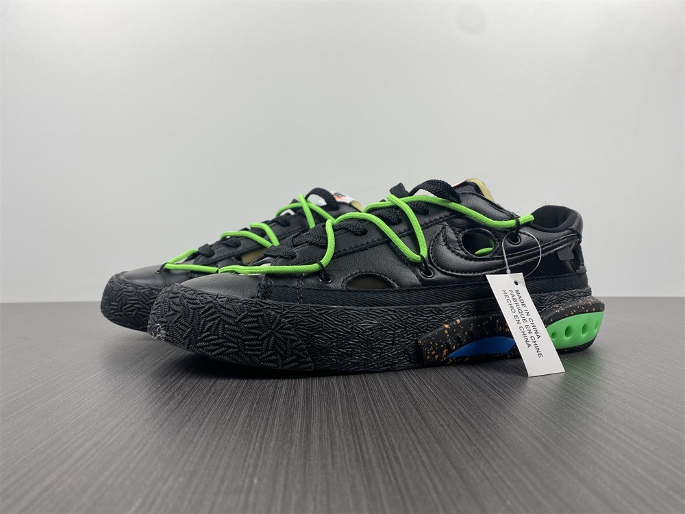 from Nike Blazer Low x O*ff-W*hite Black / Green