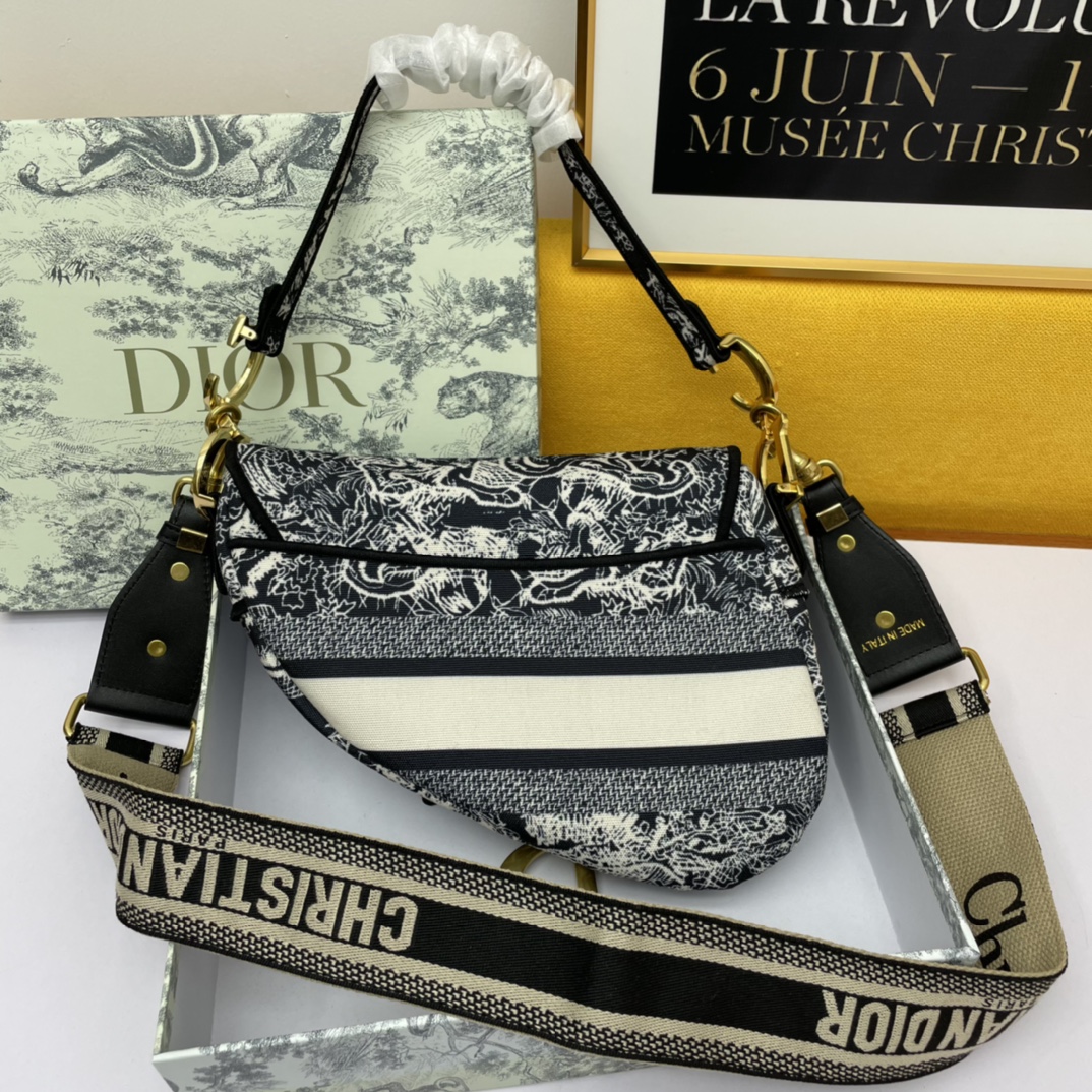 D*ior Top Bag 24*6*18cm