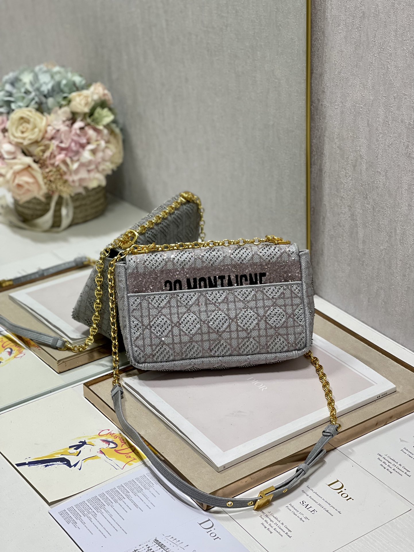 D*ior Top Bag 25CM