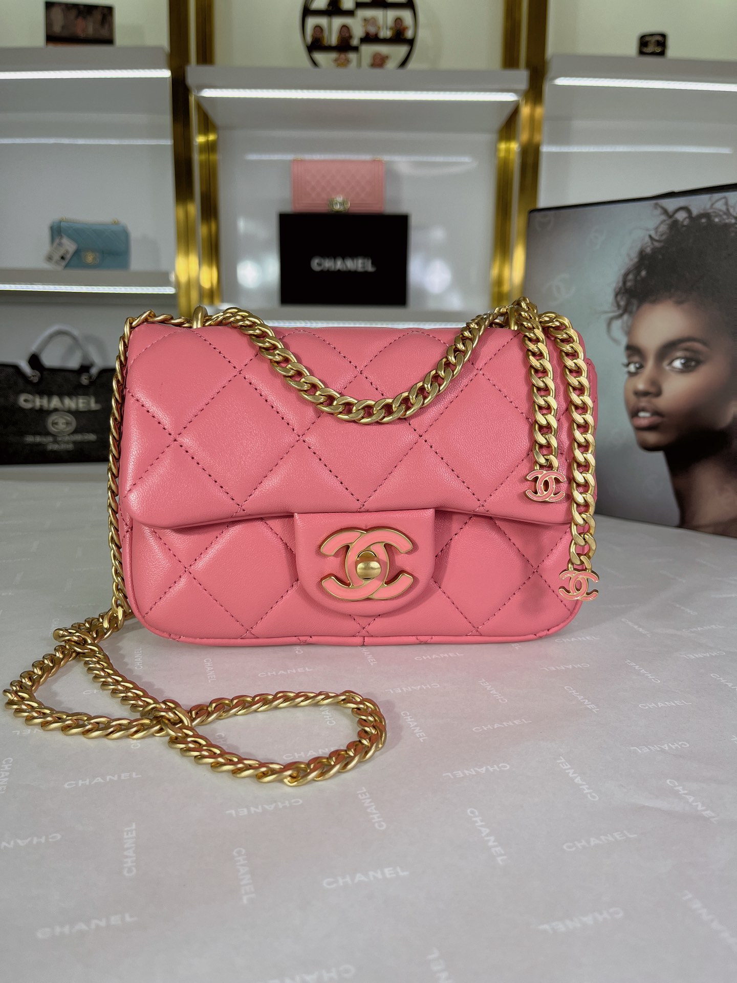 C*hanel Bag Top Quality 18.5*14*5*cm