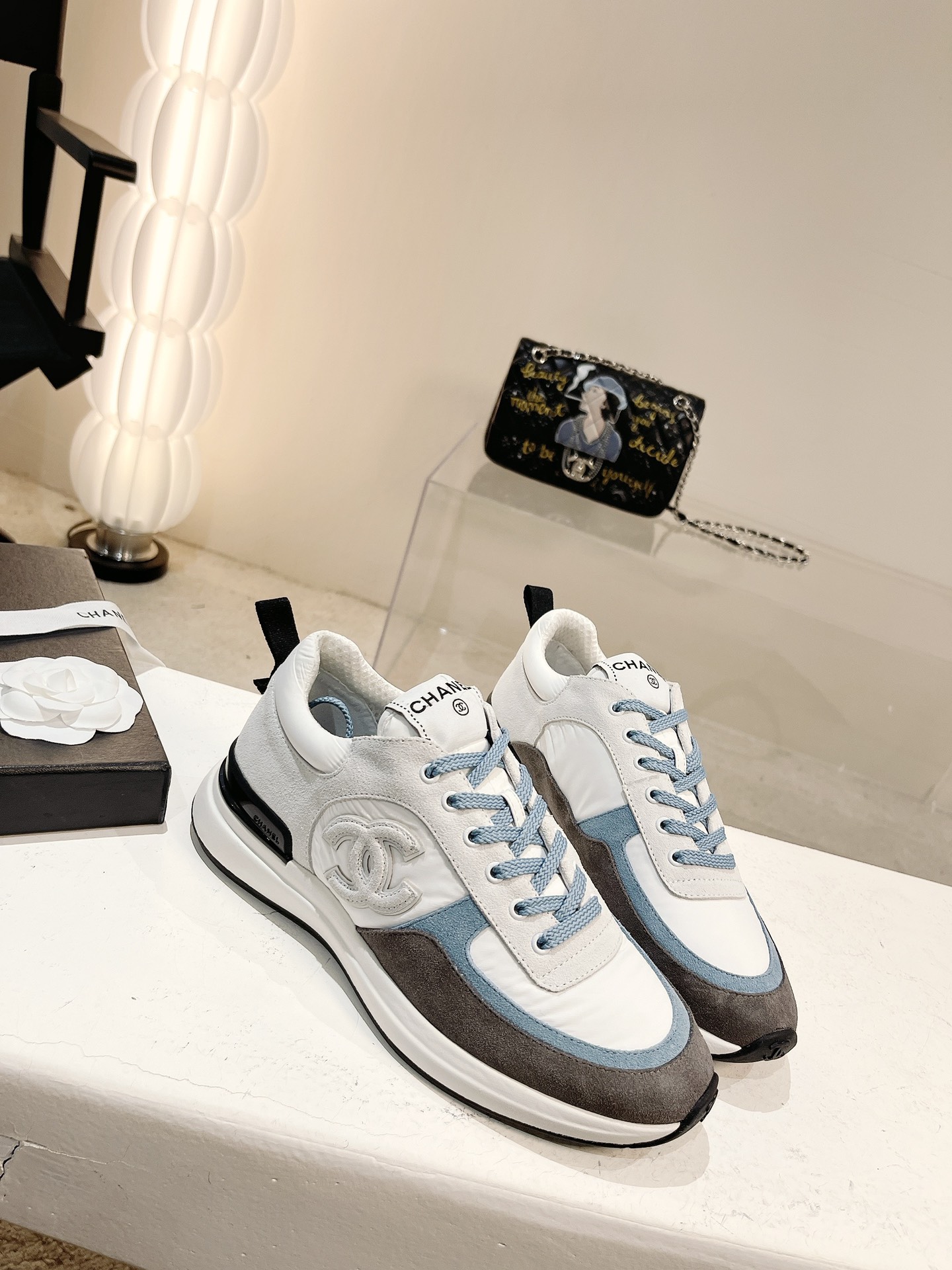 Women C*hanel Top Sneaker