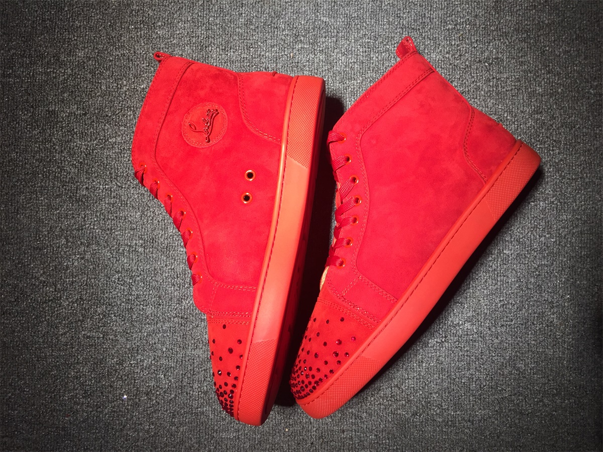 C*ristian L*uboutin Suede Leather Sneaker