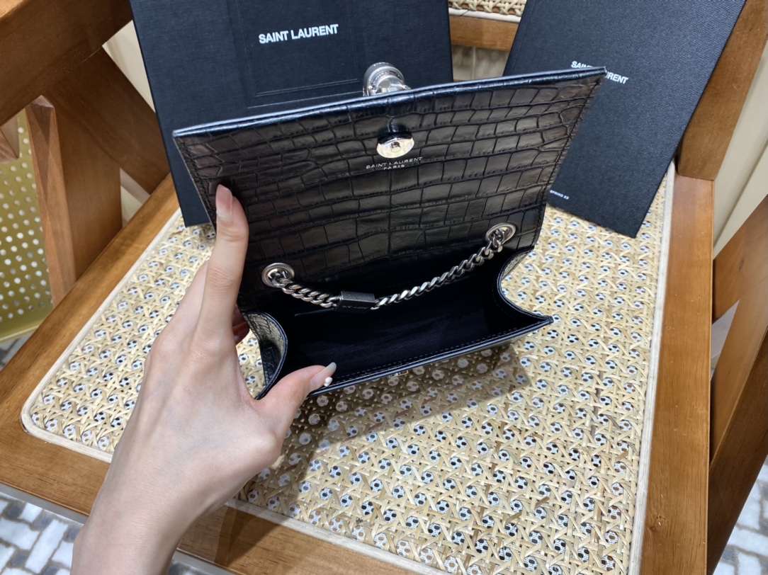 Y*SL Bag Top Quality 17*11.5*4.5 cm