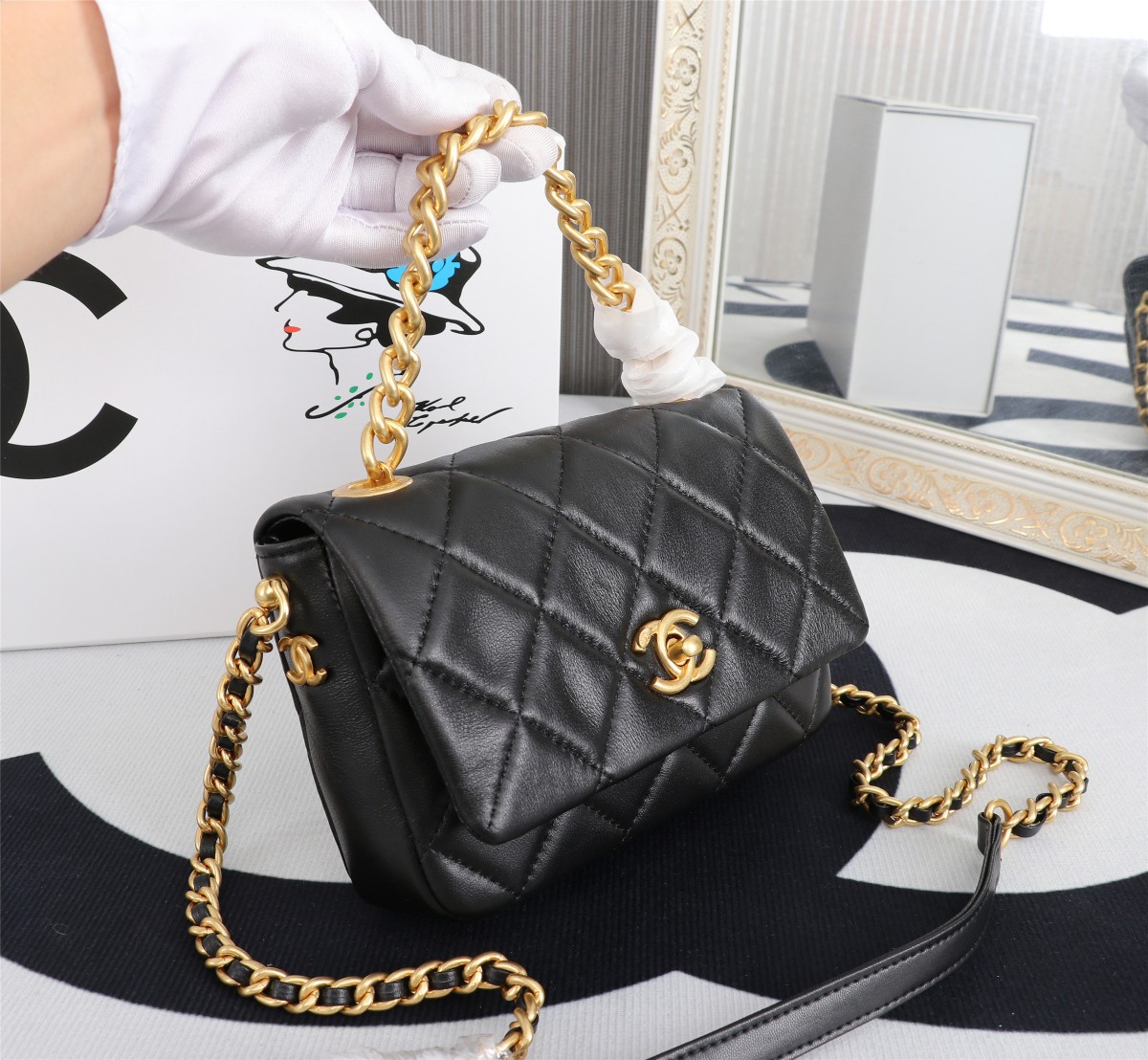 C*hanel Bag Top Quality 19*14*4cm