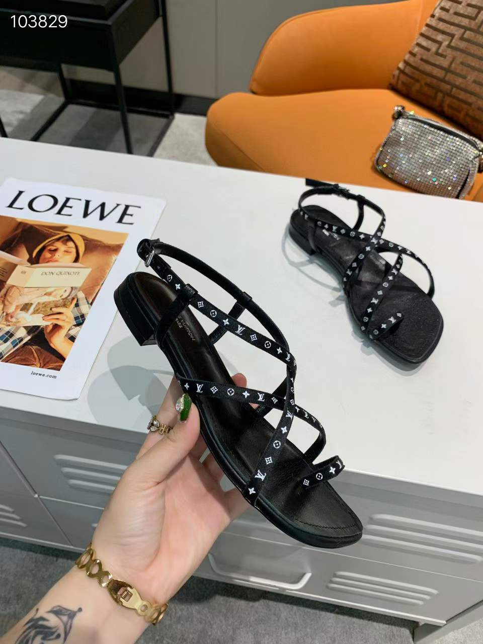 Women L*ouis V*uitton Top Slippers