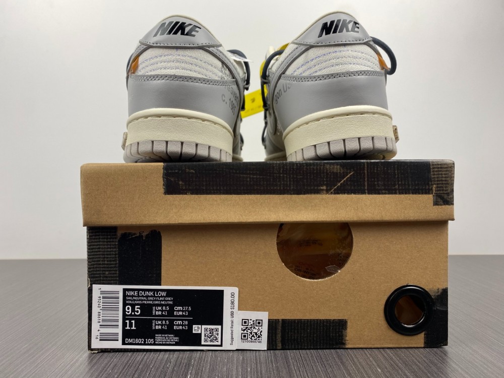 from O*ff-W*hite x Nike Dunk Low