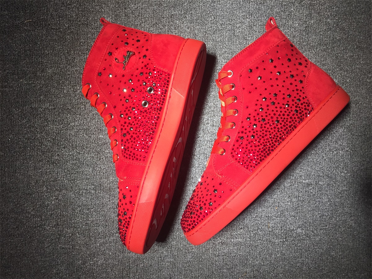 C*ristian L*uboutin Suede Leather Sneaker