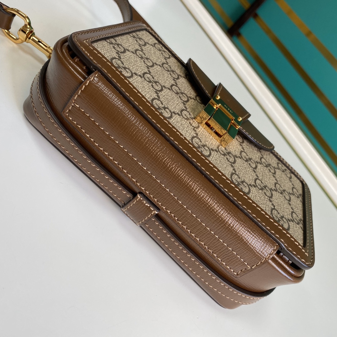 G*ucci Bag Top Quality 18*10.5*6.5CM