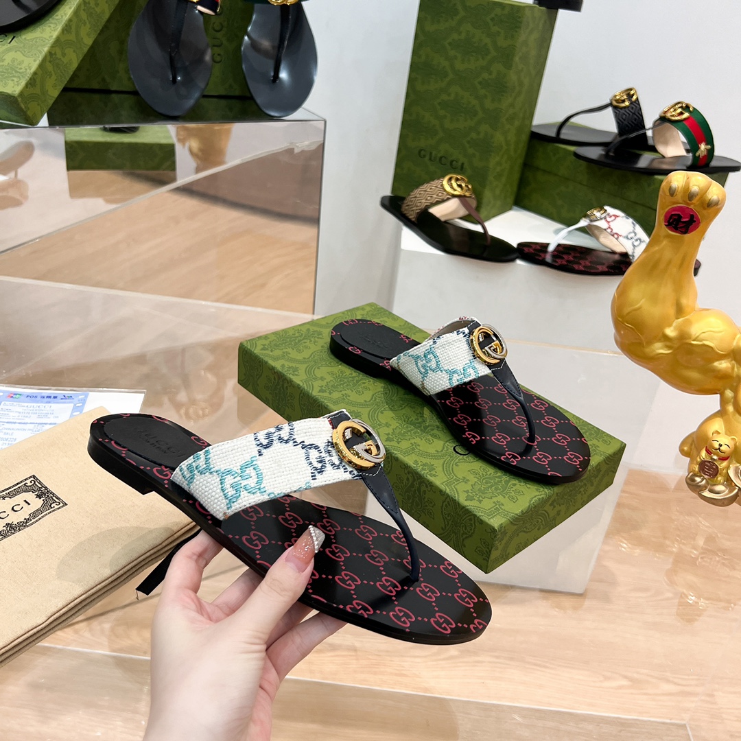 Men Women G*ucci Top Sandals