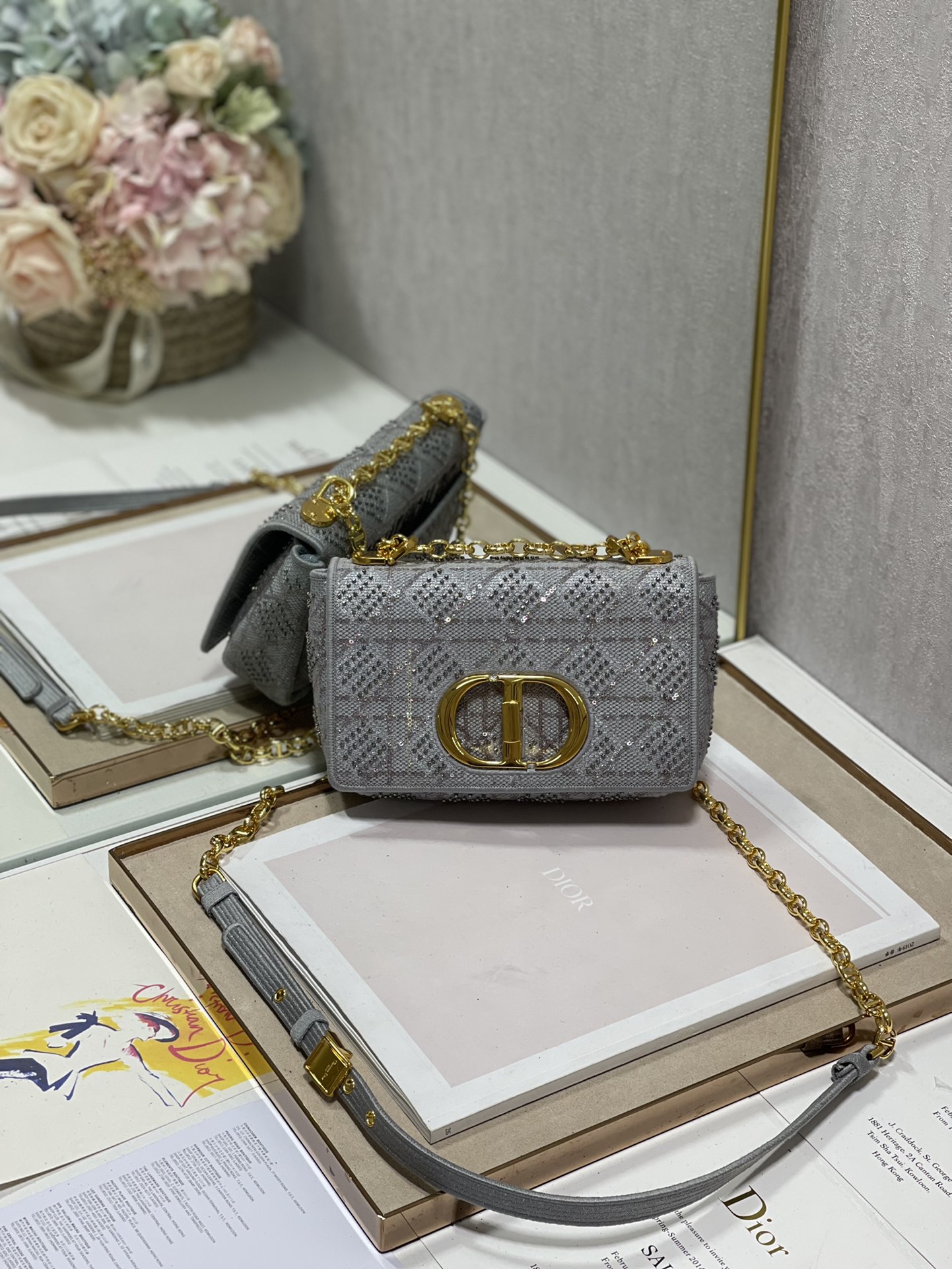 D*ior Top Bag 25CM