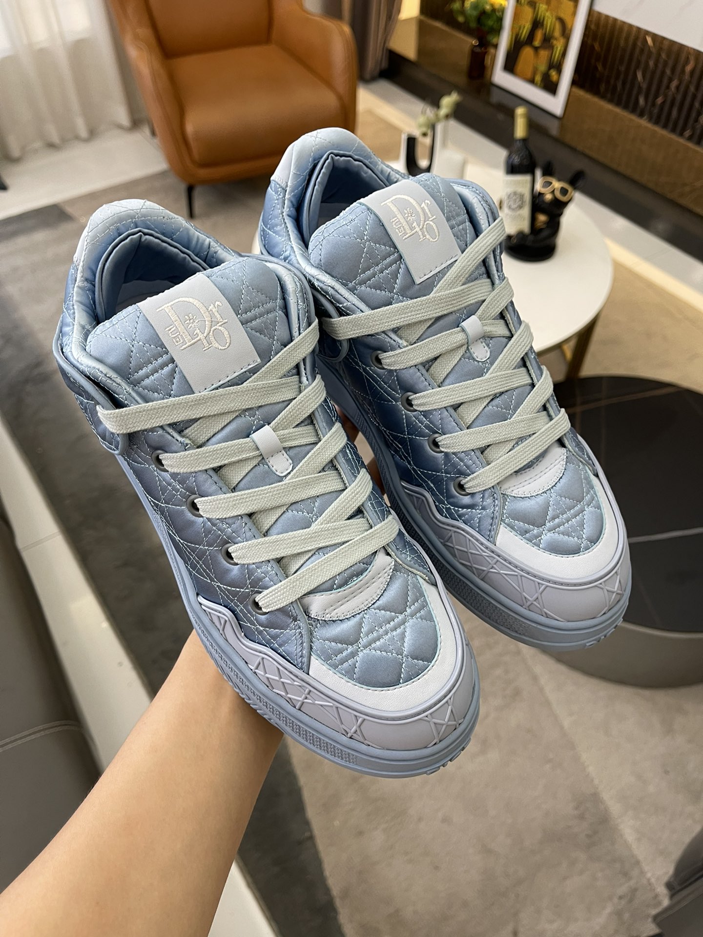 Men Women D*ior Top Sneakers