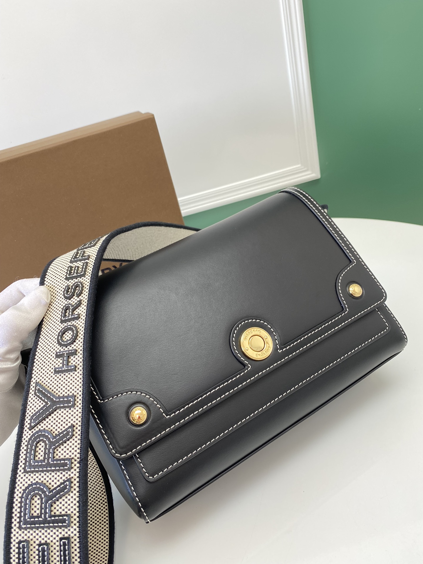 B*urberry Bag Top Quality 25*8.5*18CM