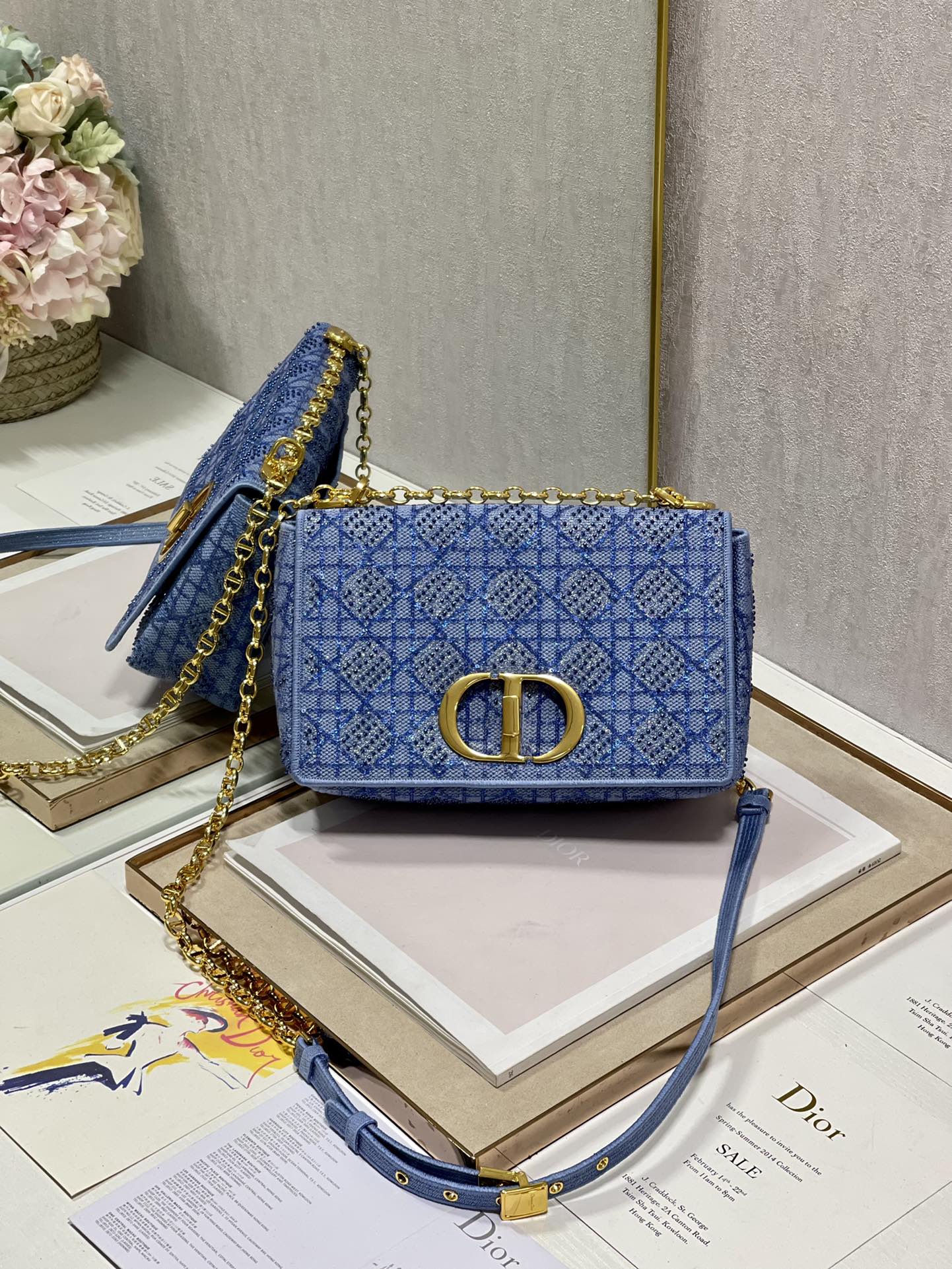 D*ior Top Bag 25CM
