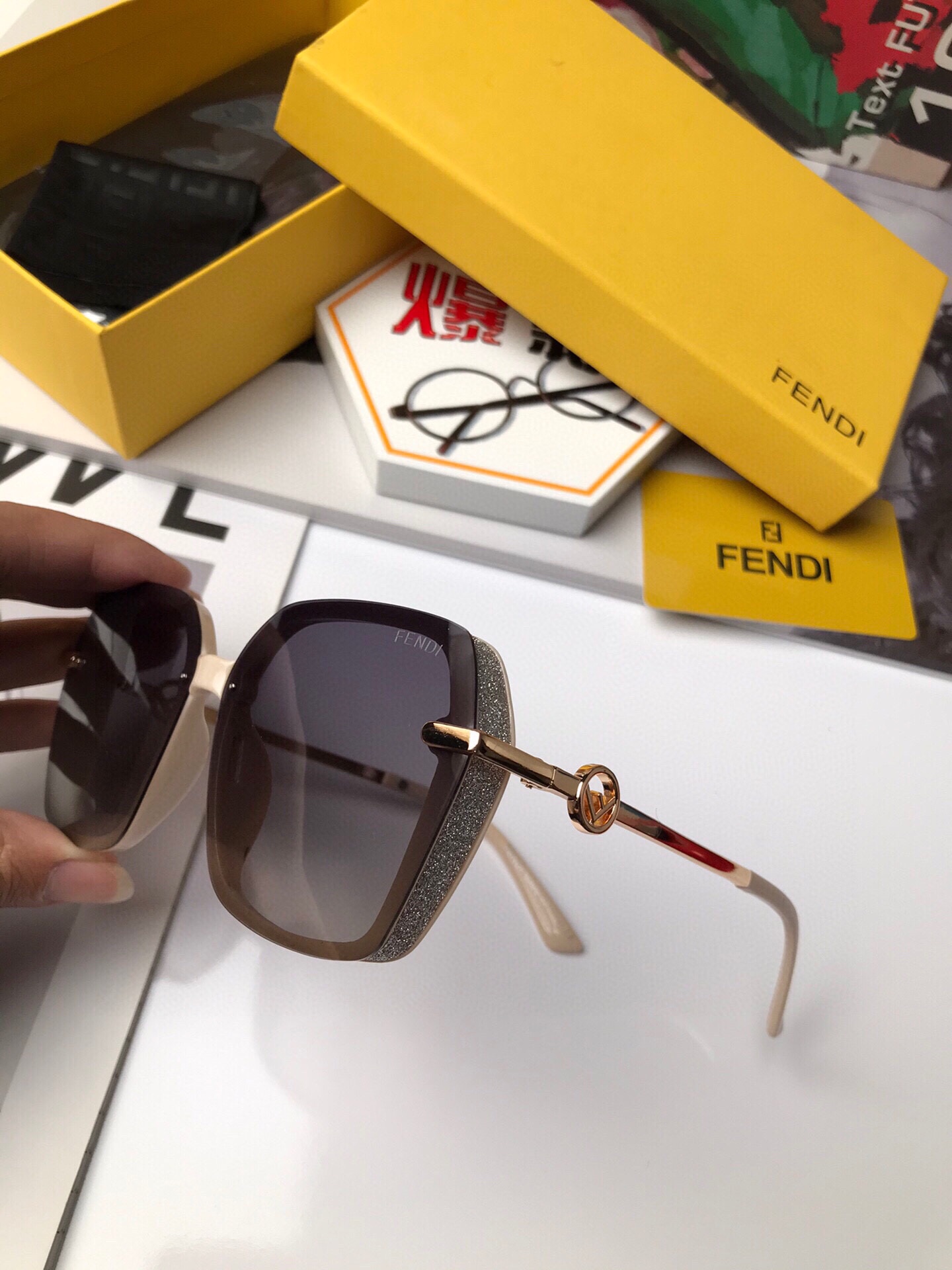 F*endi Glasses Top