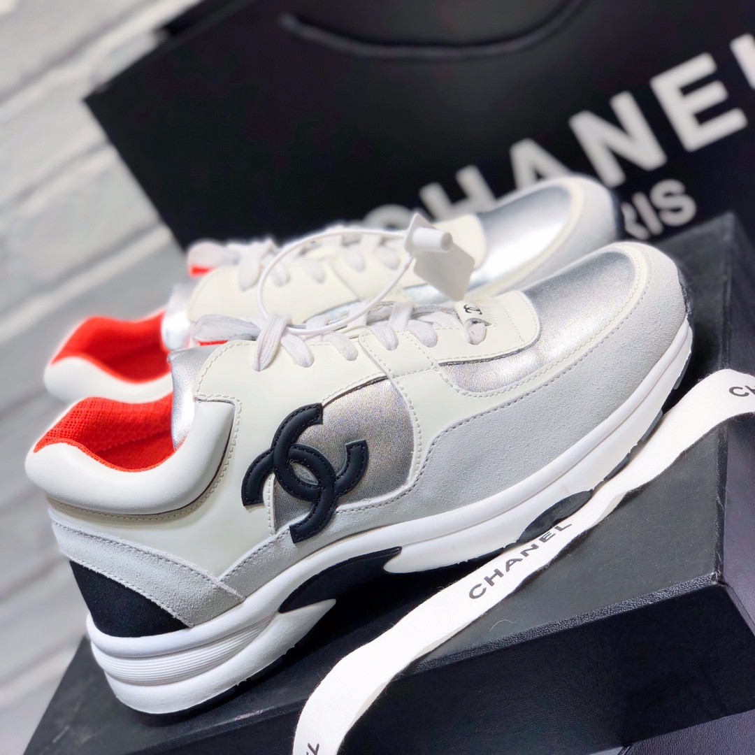 Men Women C*hanel Top Sneaker