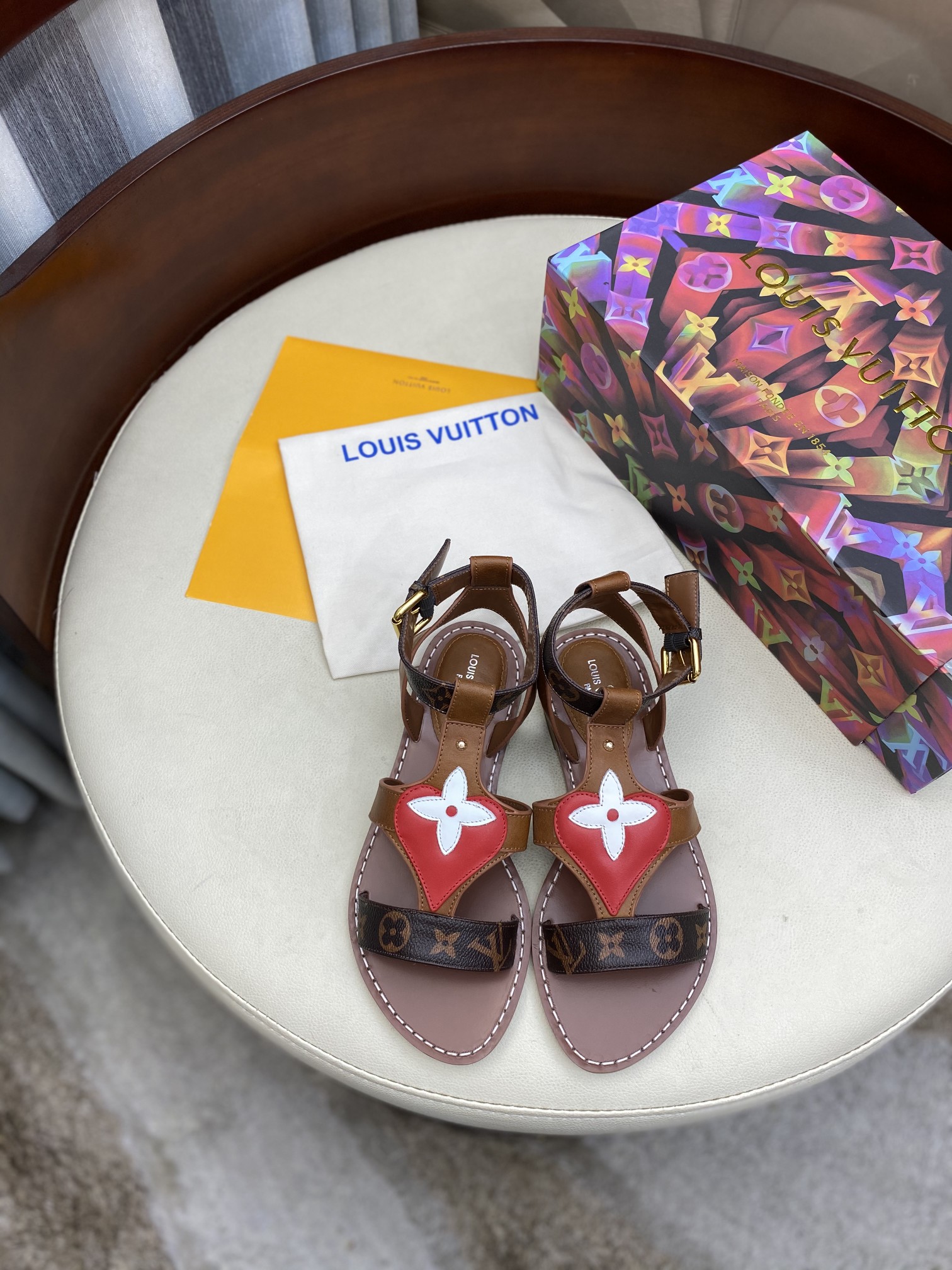 Women L*ouis V*uitton Top Slippers