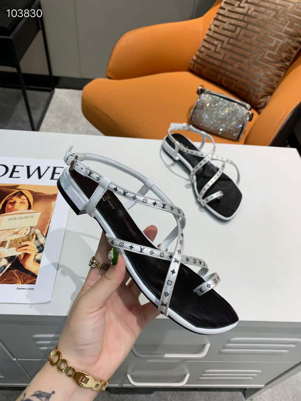 Women L*ouis V*uitton Top Slippers
