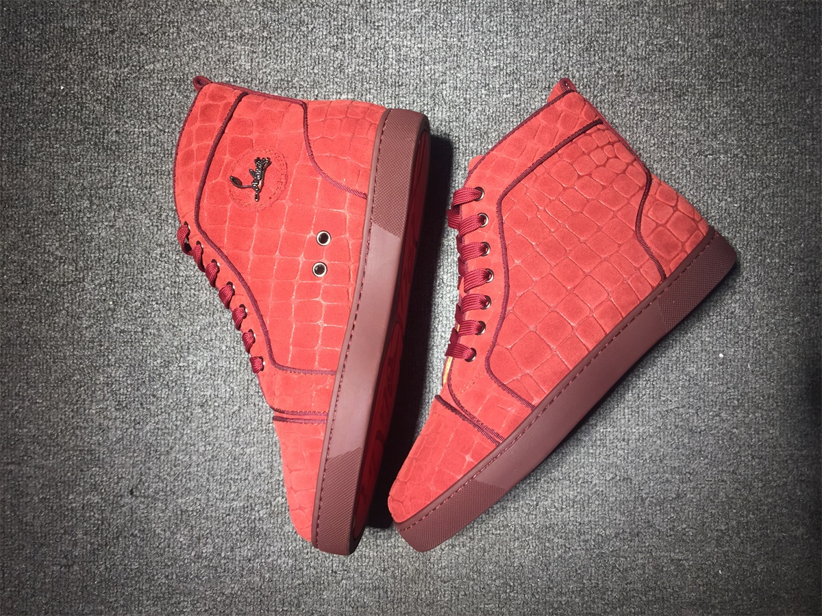 C*ristian L*uboutin Suede Leather Sneaker