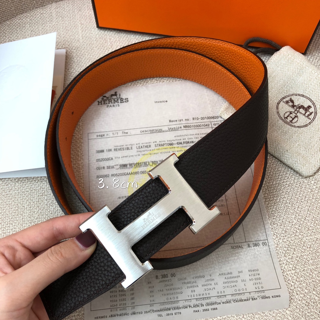 H*ermes Belts Top Quality 38mm