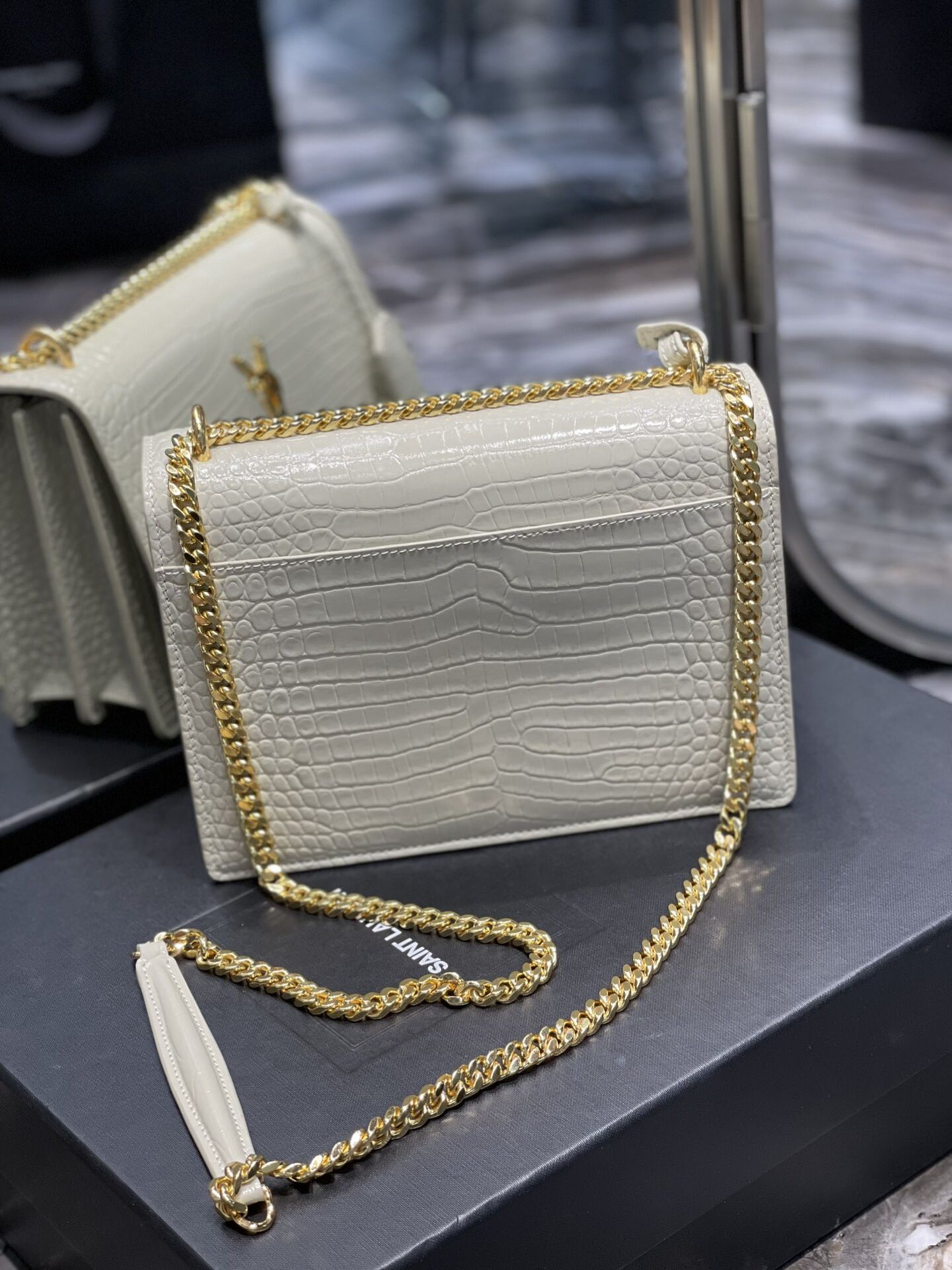 Y*SL Bag Top Quality 22*8*16CM