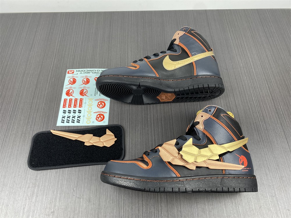 from Gundam x Nike SB Dunk High DH7717-400