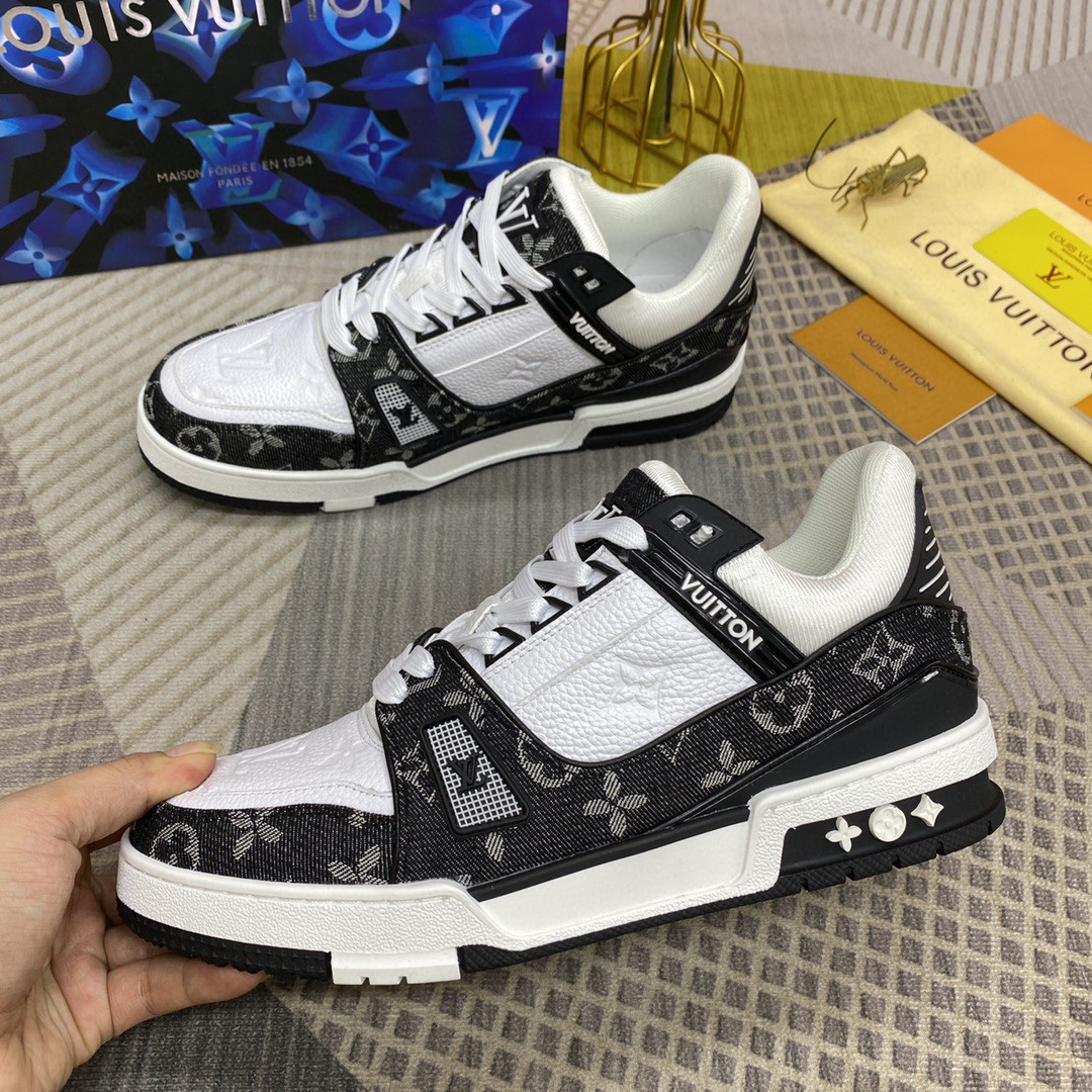 Men L*ouis V*uitton Top Sneakers