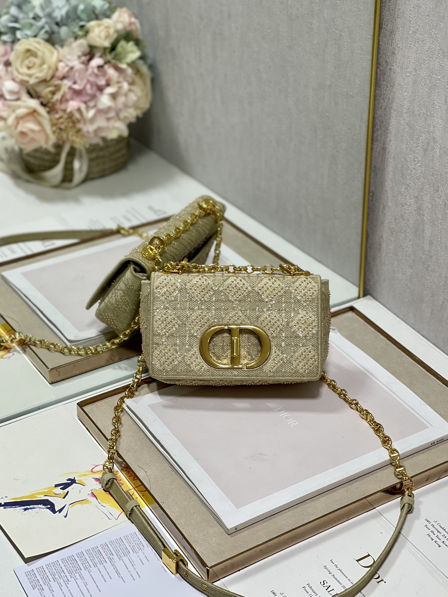 D*ior Top Bag 25CM