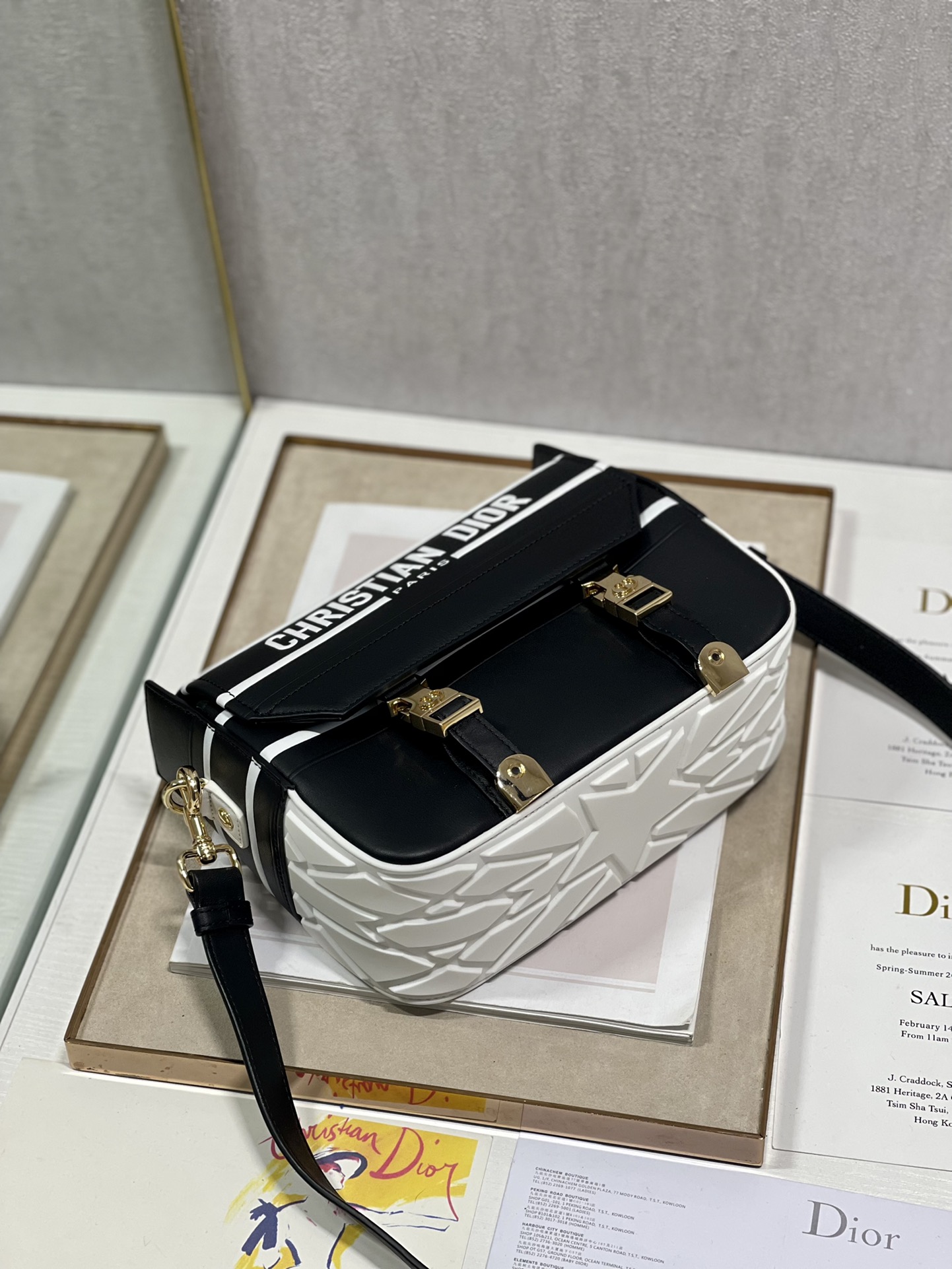 D*ior Bag Top Quality 24*9.5*19CM