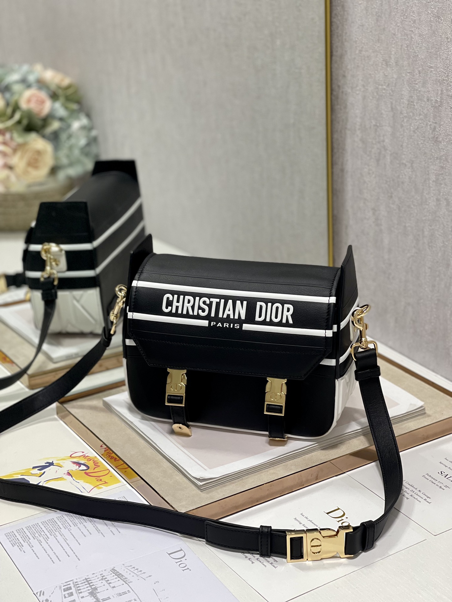D*ior Bag Top Quality 24*9.5*19CM