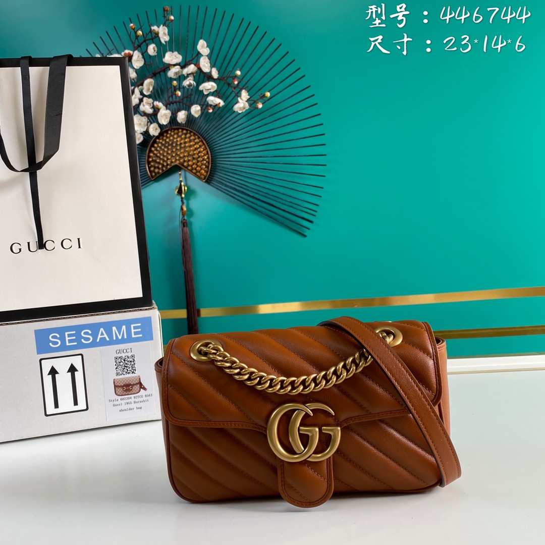 G*ucci Bag Top Quality 23*14*6cm