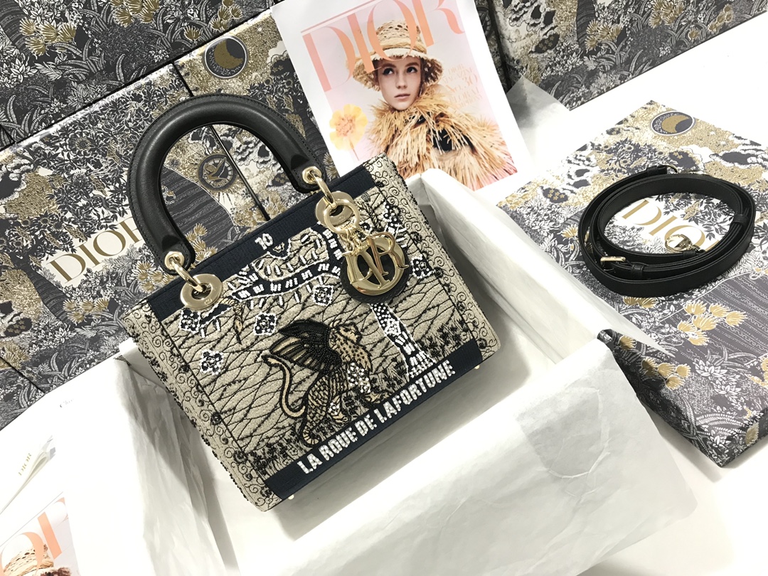 D*ior Top Bag 24*20*11cm