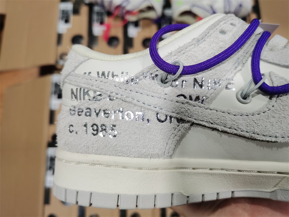from O*ff-W*hite x Nike Dunk Low