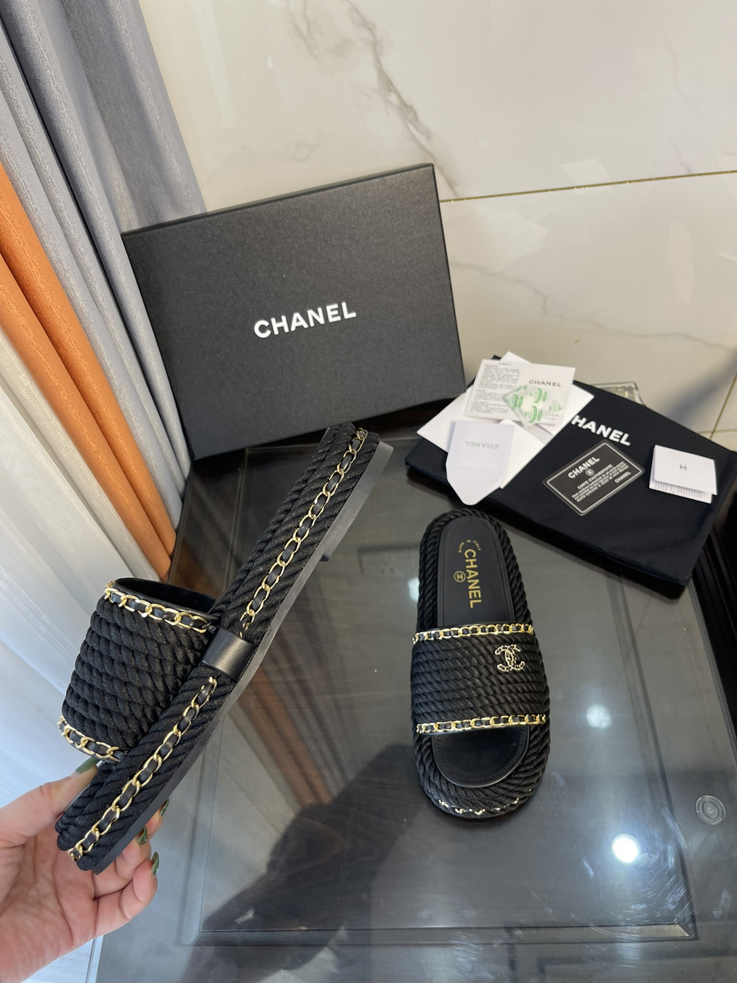 Women C*hanel Top Sandals